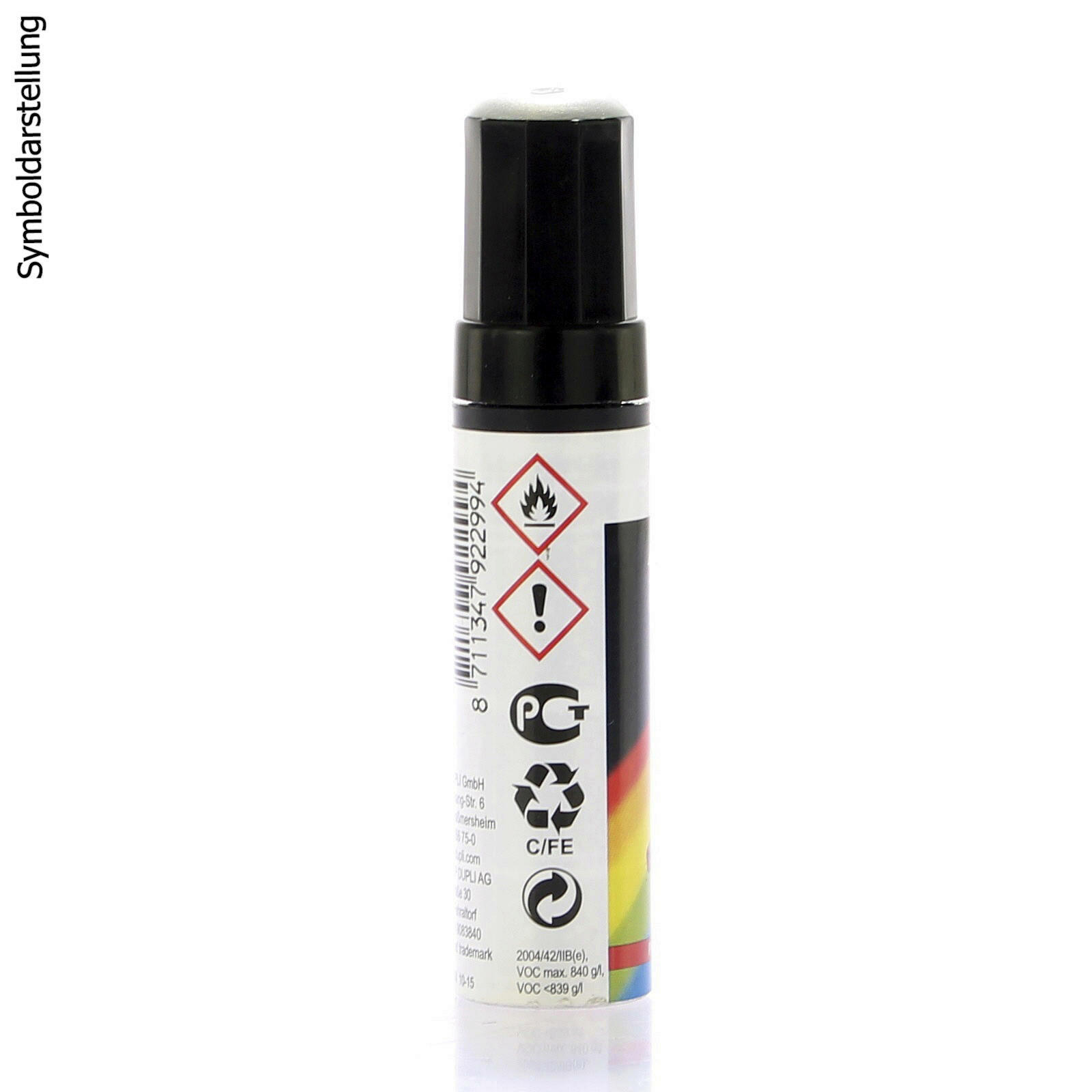 MOTIP Fahrzeug-Kombinationslack Kompakt silber metallic 12 ml