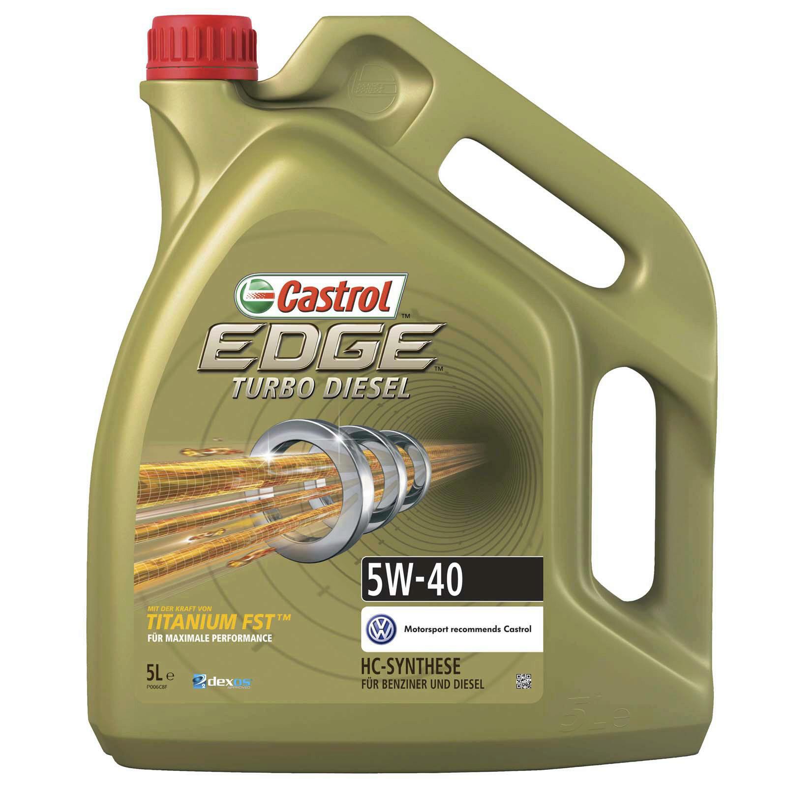 CASTROL Motoröl EDGE Titanium FST Turbo Diesel 5W-40 5L