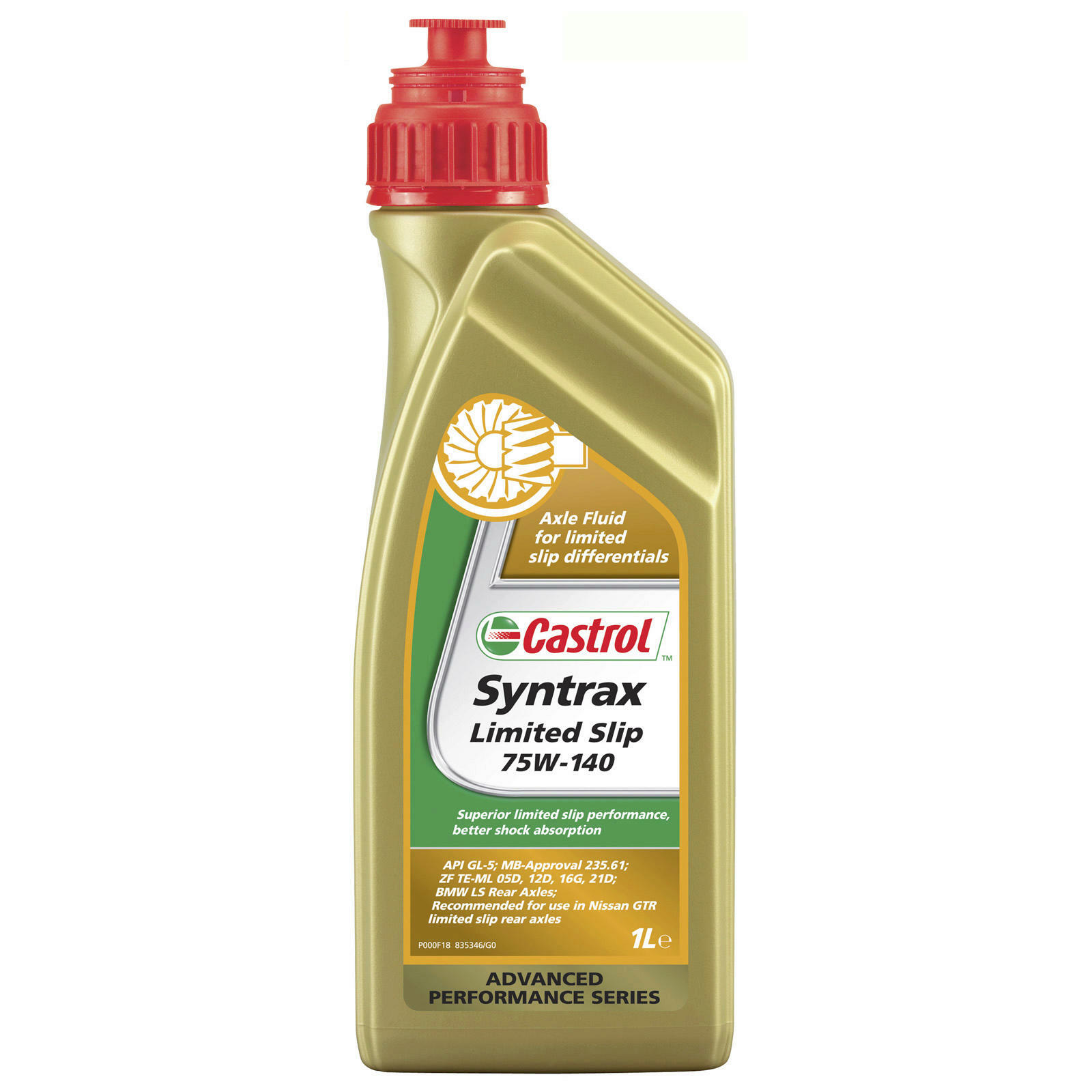 CASTROL Achsgetriebeöl SYNTRAX LIMITED SLIP 75W-140 1L