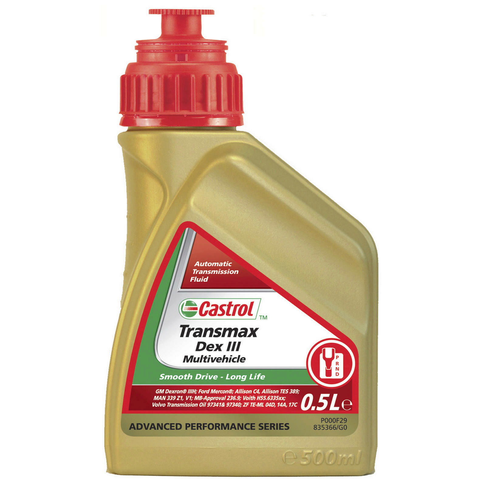 CASTROL Automatikgetriebeöl TRANSMAX DEX III MULTIVEHICLE 500ml