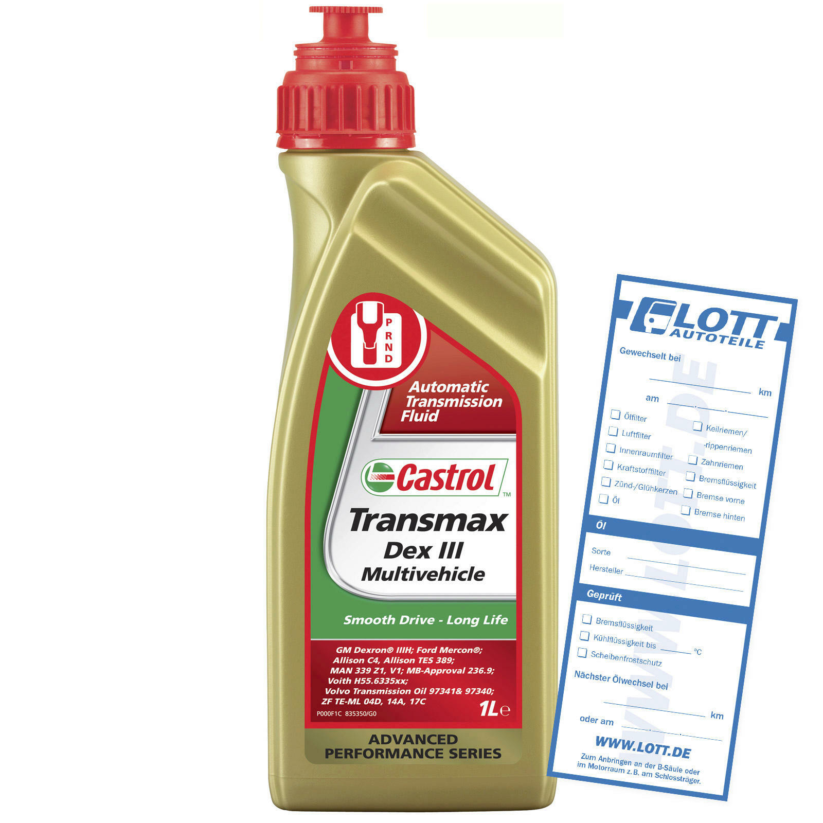 CASTROL Achsgetriebeöl Transmax Dex III Multivehicle 1L