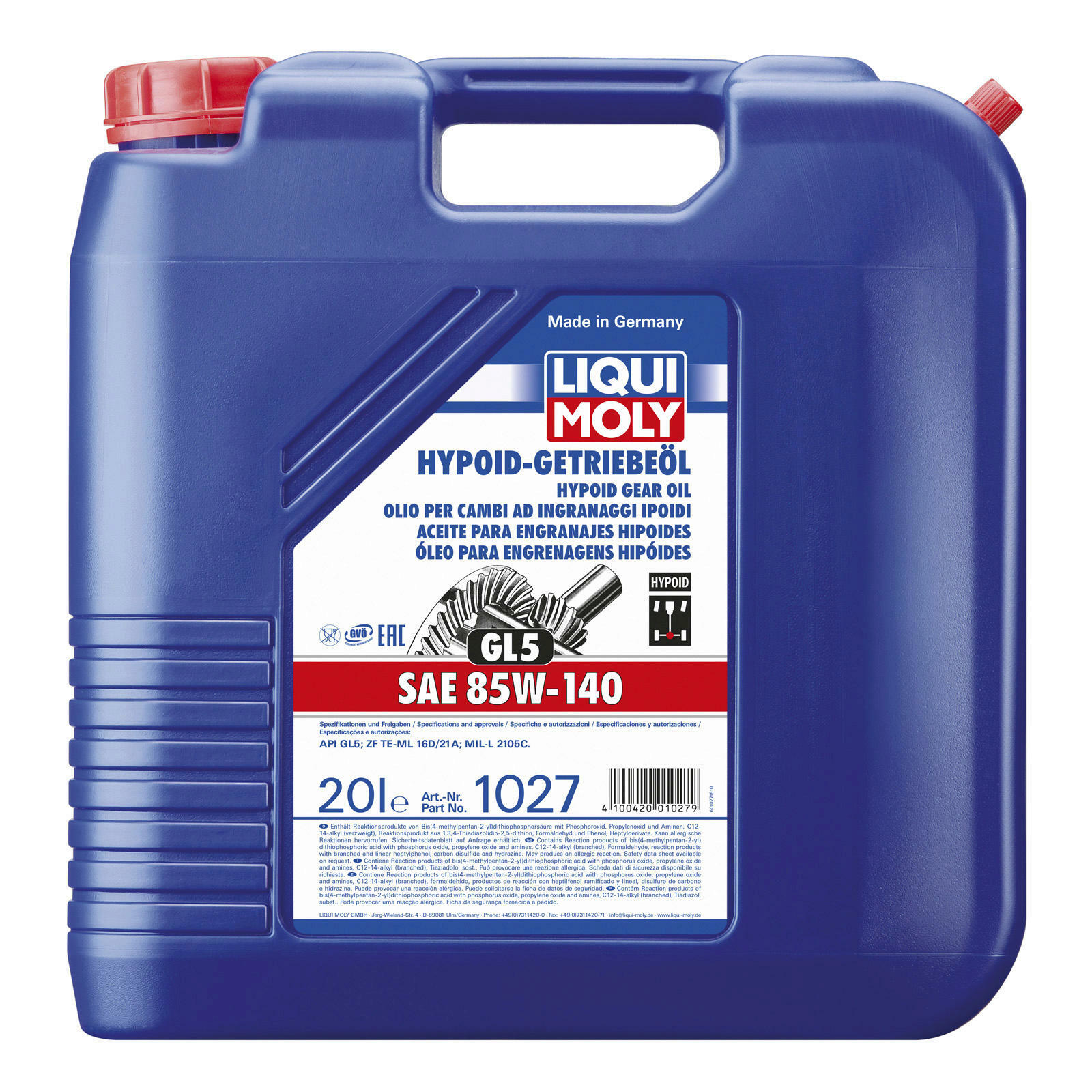 Liqui Moly Hypoidgetriebeöl SAE 85W-140