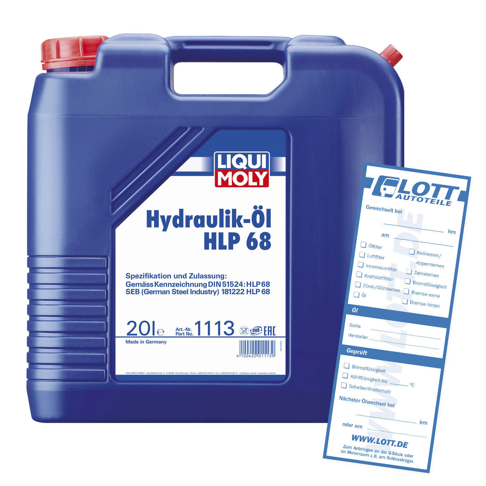 Liqui Moly Hydrauliköl HLP 68 20L