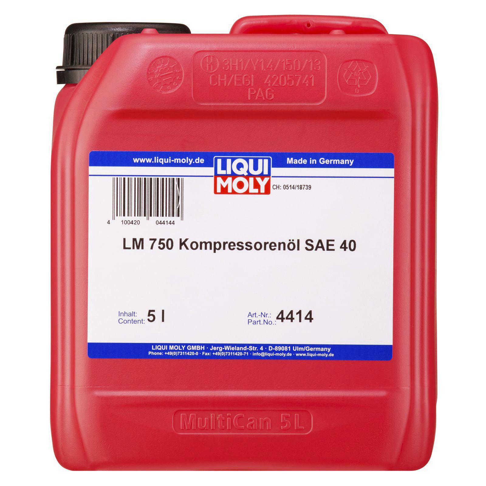 Liqui Moly 750 Kompressorenöl SAE 40 5l