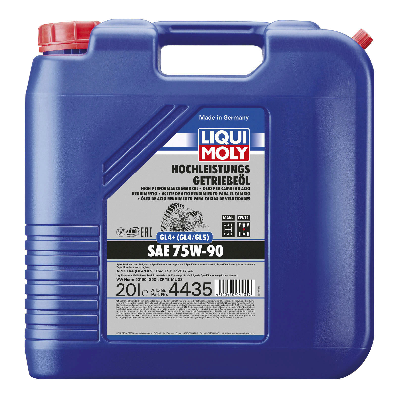 Liqui Moly Getriebeöl SAE 75W-90 20L