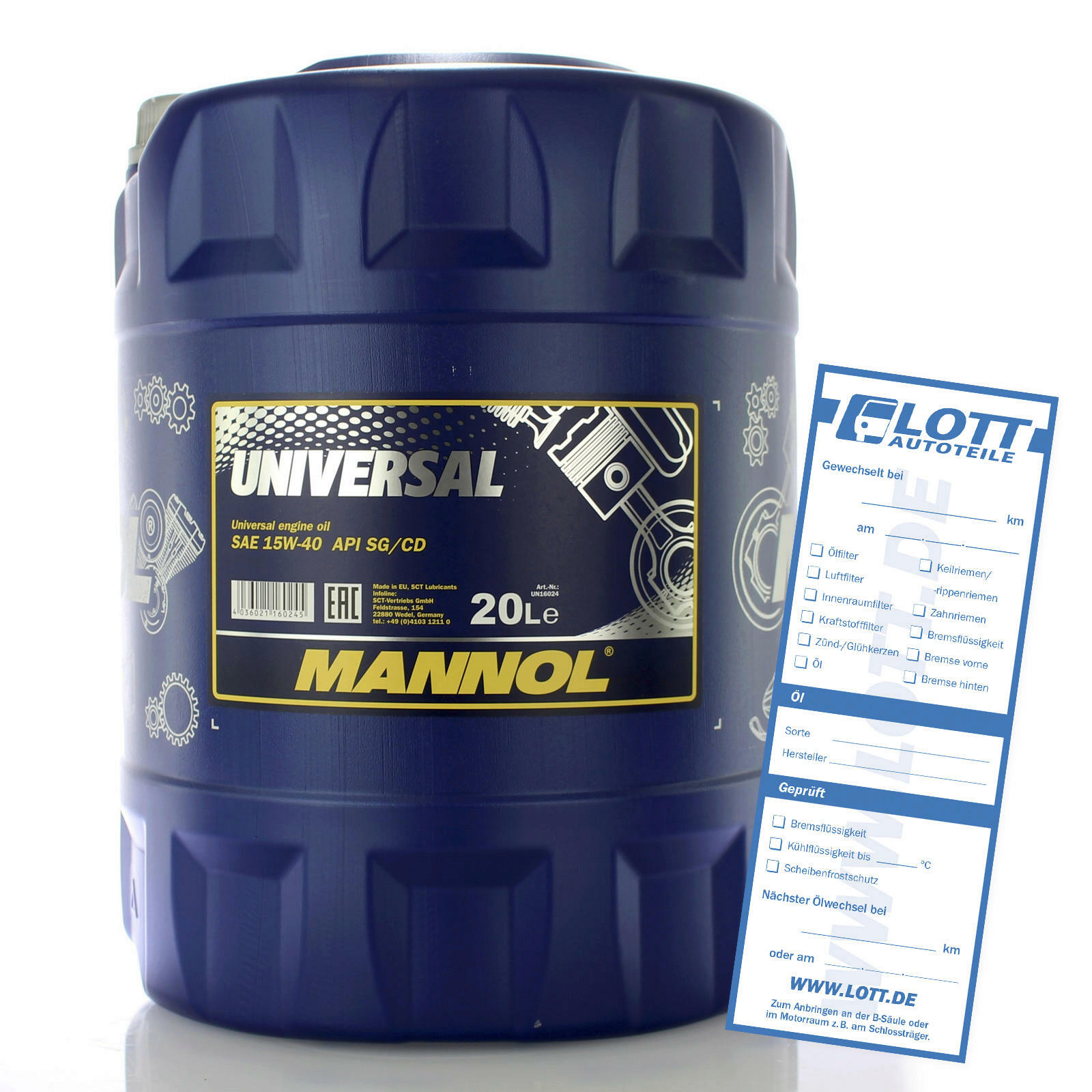 Universal 15w 40. Mannol_Universal_15w40_ API SG/CD 20_Л. Моторное масло Mannol Universal 15w-40 20 л.