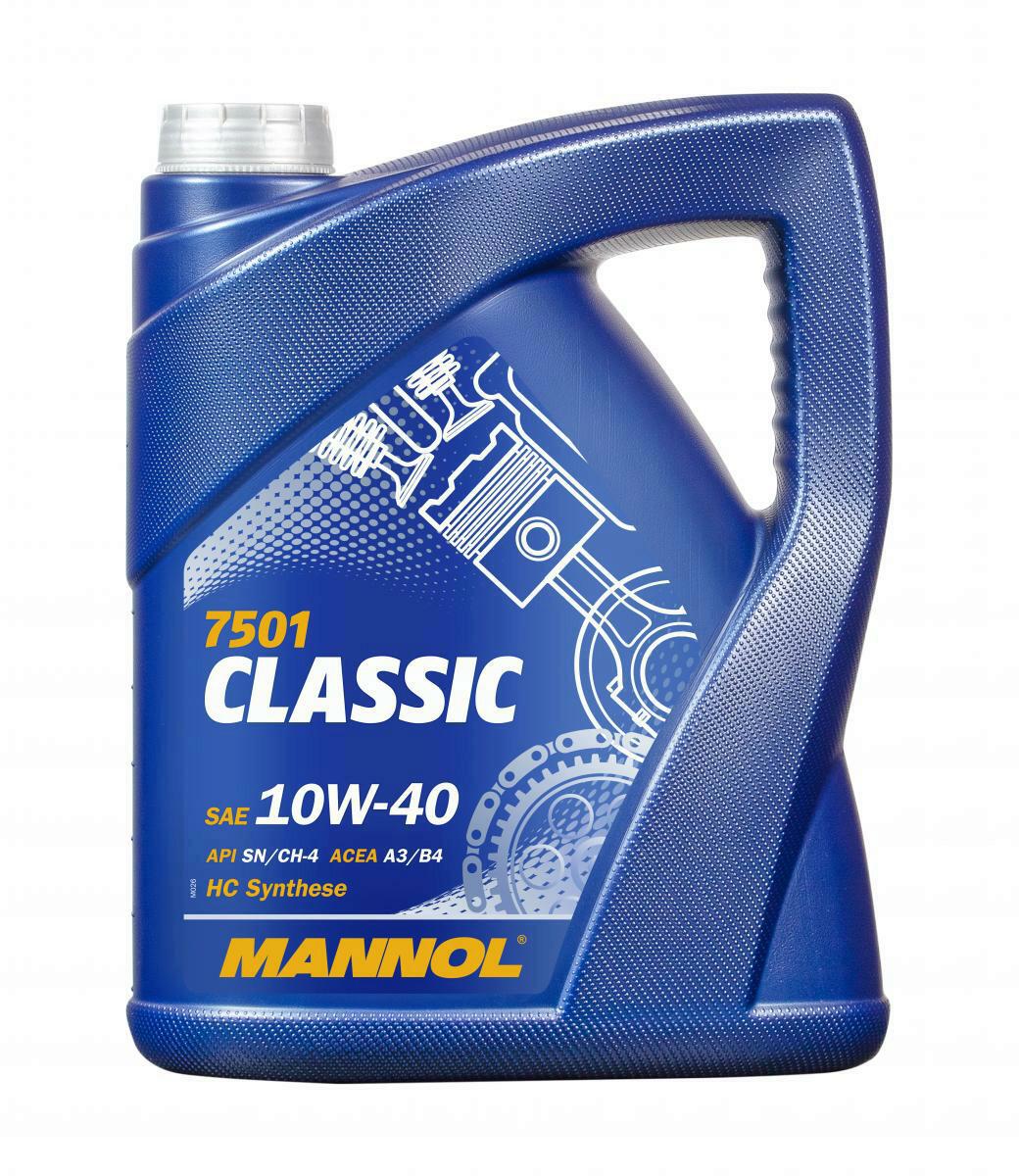 3x 5L Mannol Motoröl Classic 10W-40 MN7501-5