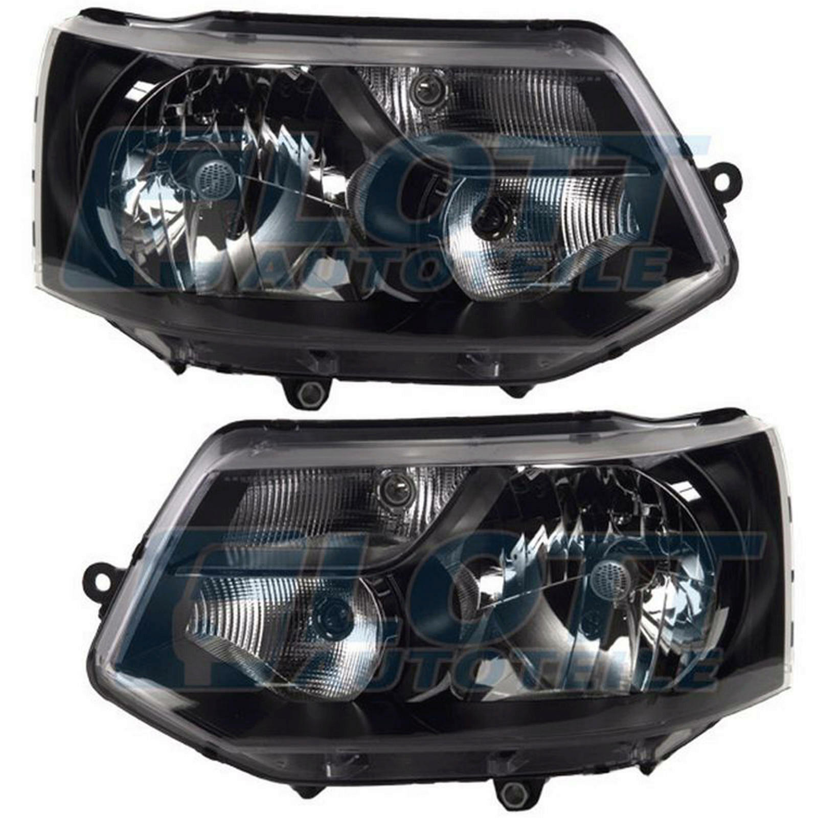 Hauptscheinwerfer H4 links + rechts passend f&uuml;r VW T5 7HA 2.0 TDI ab BJ 11/2009
