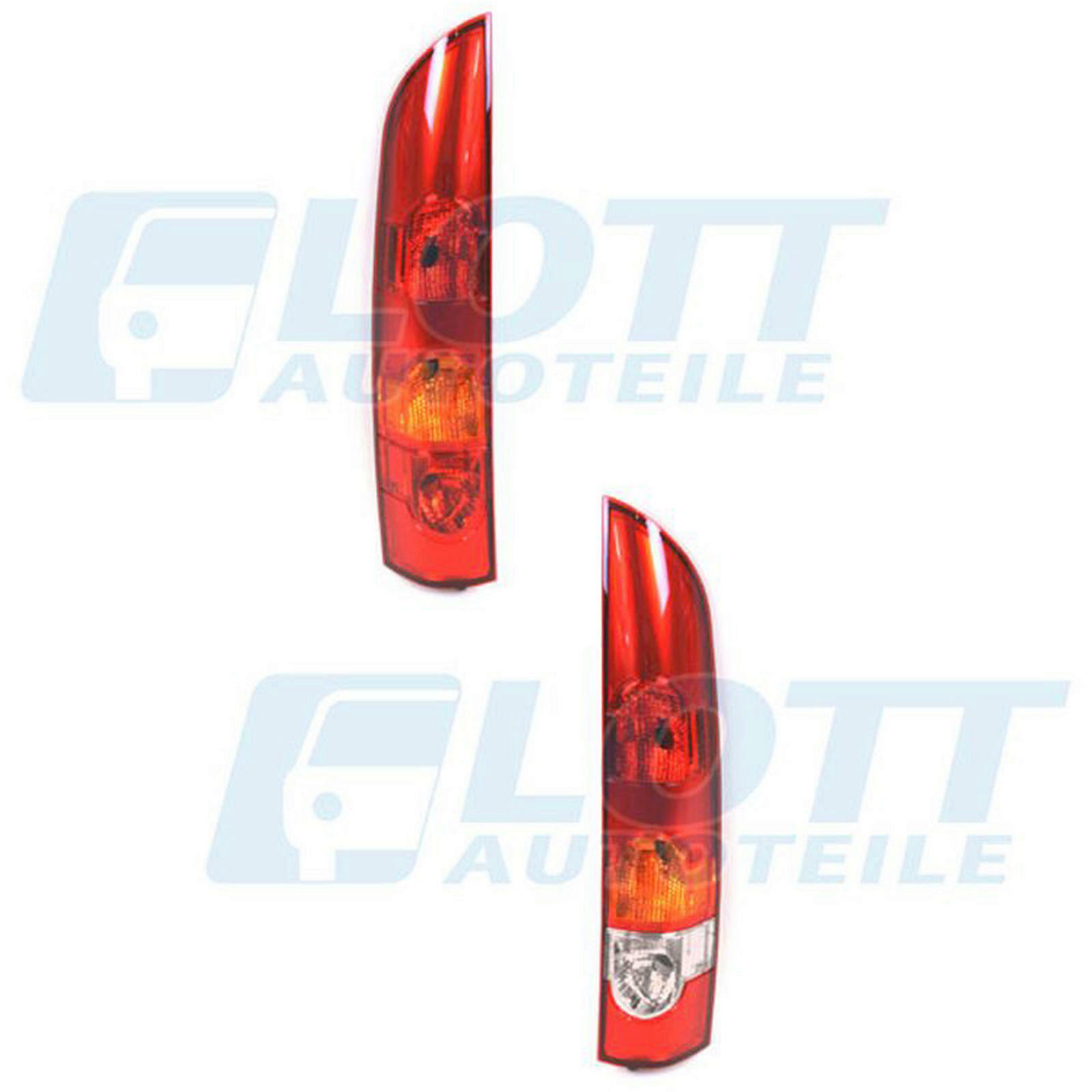 2x Heckleuchte links + rechts passend für Renault Kangoo 1.2 1.6 BJ ab 05/2003