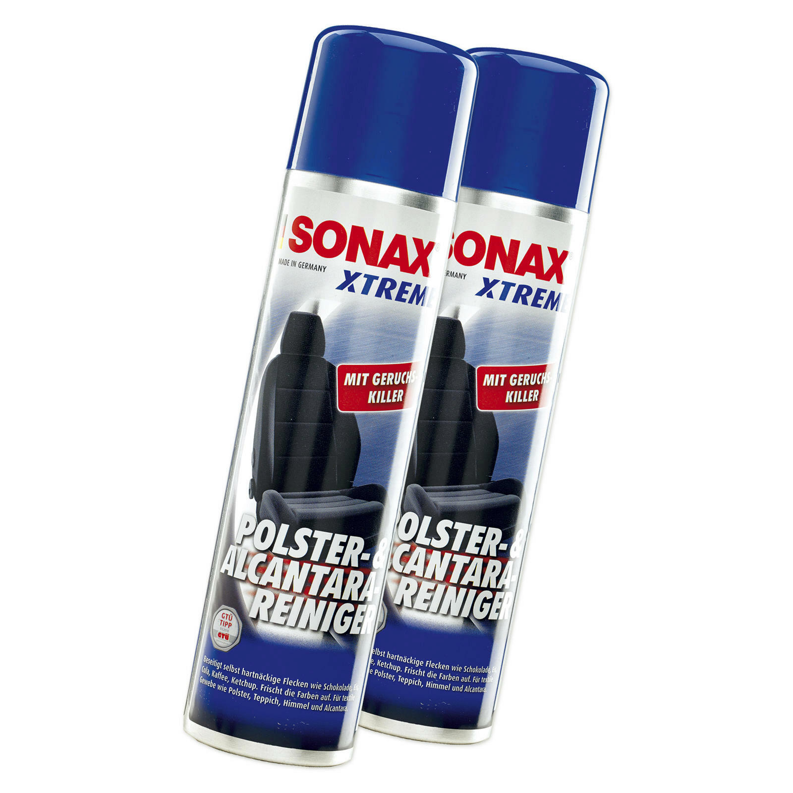 2x SONAX XTREME Polster & AlcantaraReiniger Polsterreiniger Textilreiniger 400ml