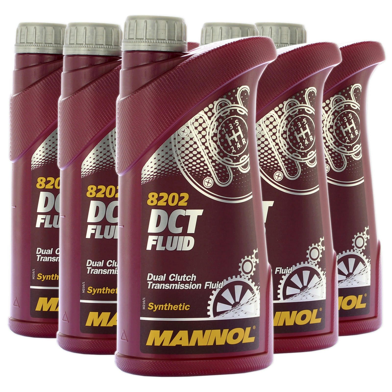 5 x 1l MANNOL DSG synthetisches Getriebeöl passend für VW/ Audi/ MB/ BMW/ Ford/ Volvo