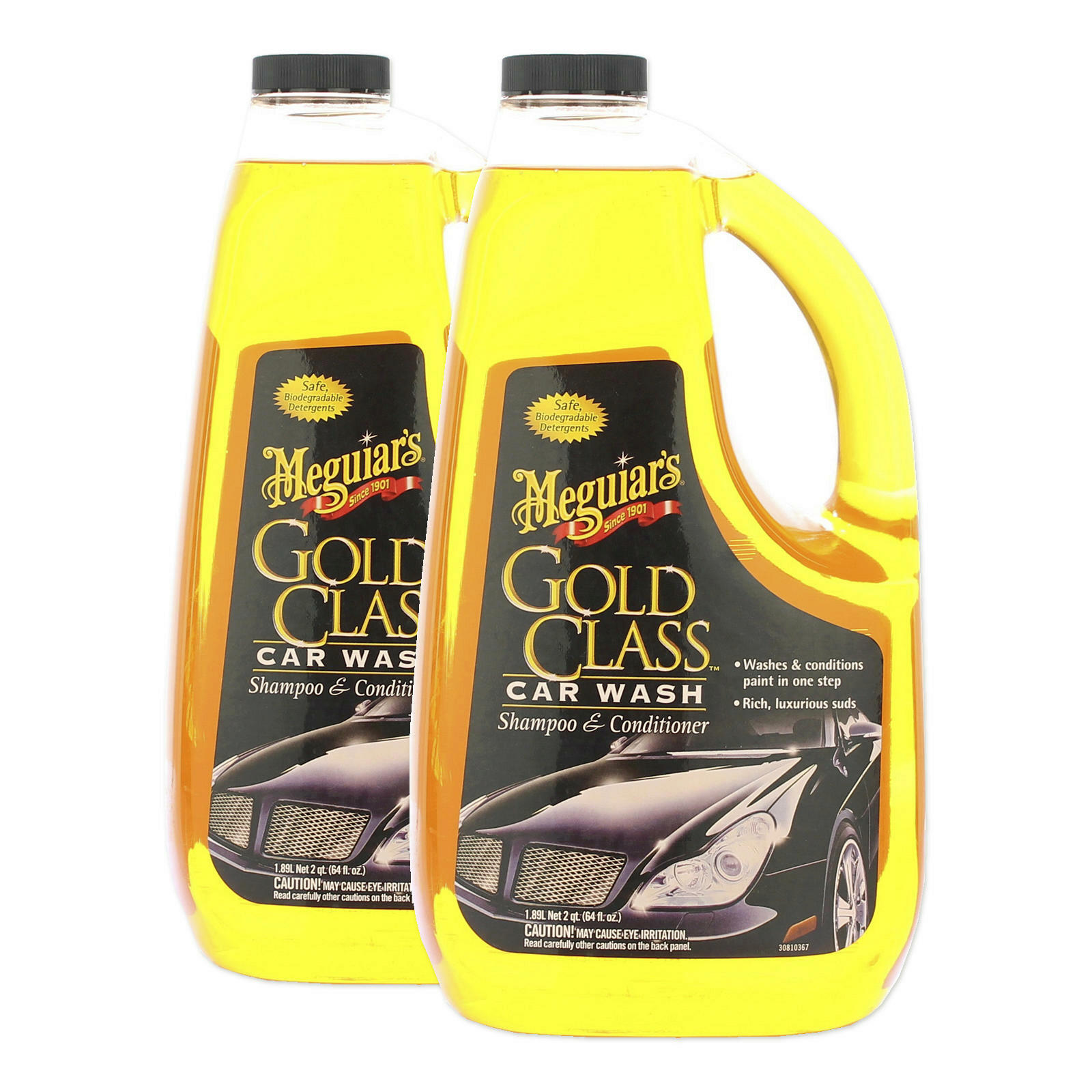 2x Meguiars Gold Class Shampoo & Conditioner 1,89l Reiniger Pflege G7164EU