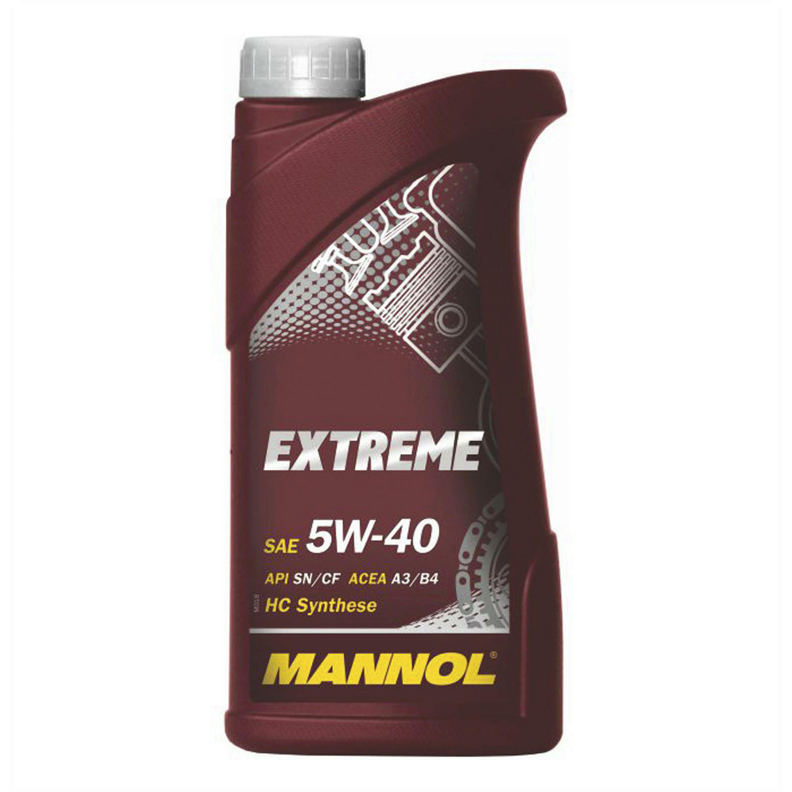 2x 1L Mannol Extreme 5W-40 Motoröl passend für MB Opel Renault Porsche VW