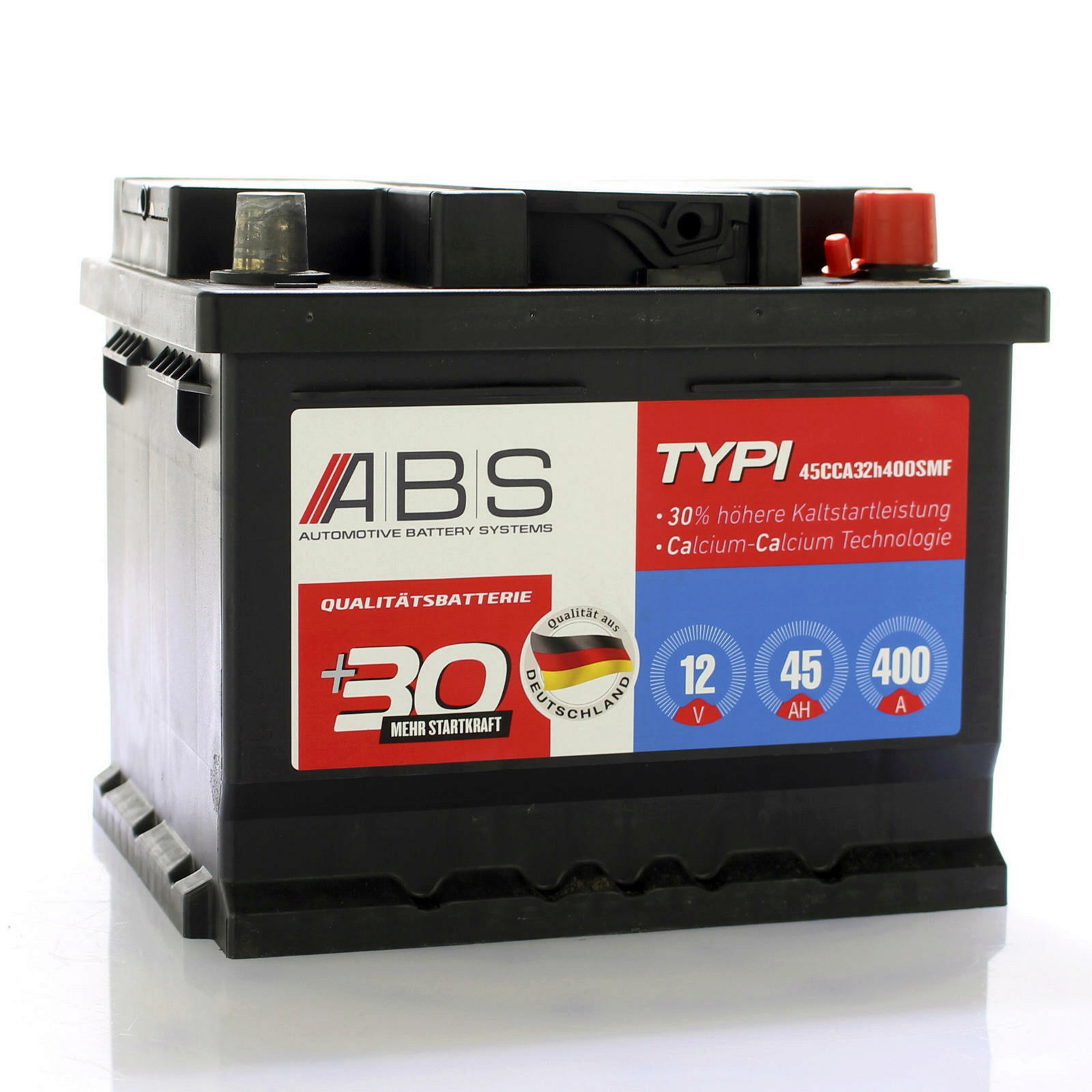 ABS Starterbatterie wartungsfrei 12V 45 AH