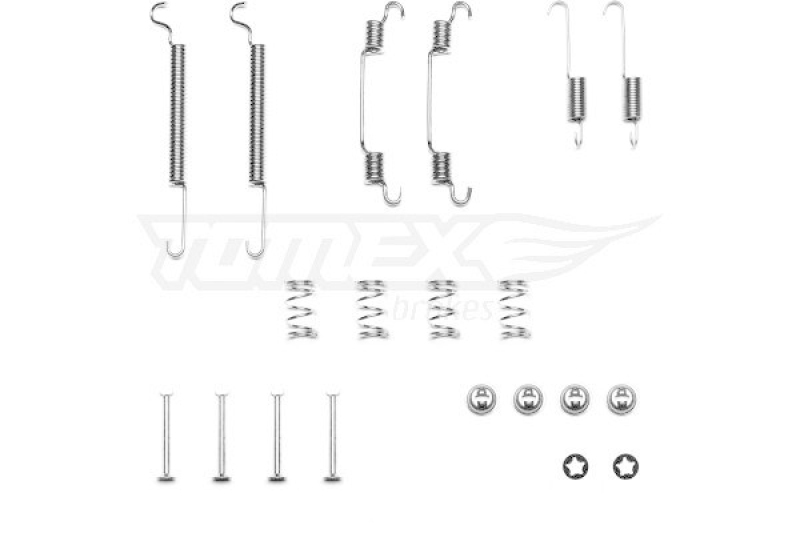 TOMEX Brakes Zubehörsatz Bremsbacken Trommelbremse Montagesatz