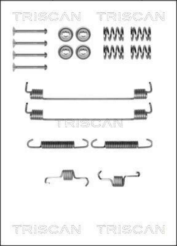 TRISCAN Accessory Kit, brake shoes