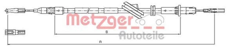 METZGER Seilzug, Feststellbremse