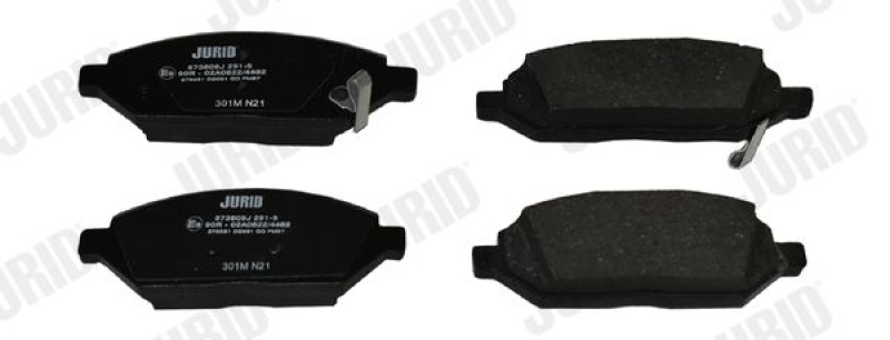 JURID Brake Pad Set, disc brake