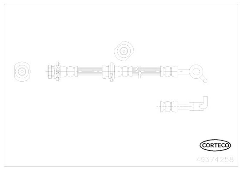 CORTECO Brake Hose