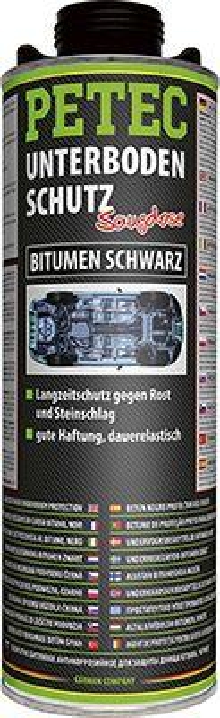 2x Petec 73110 1 L Unterbodenschutz Bitumen Saugdose schwarz Unterboden