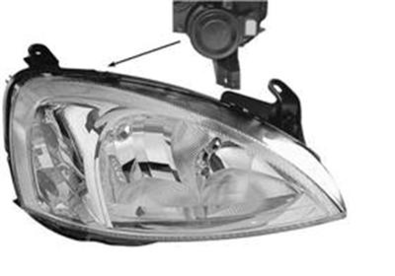 VAN WEZEL Headlight