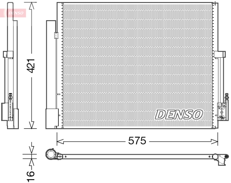 DENSO Kondensator, Klimaanlage