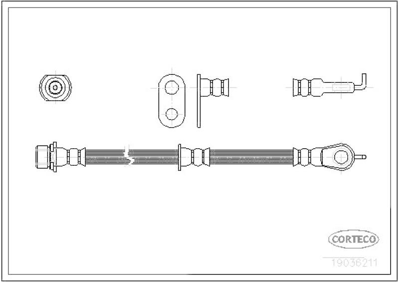 CORTECO Bremsschlauch