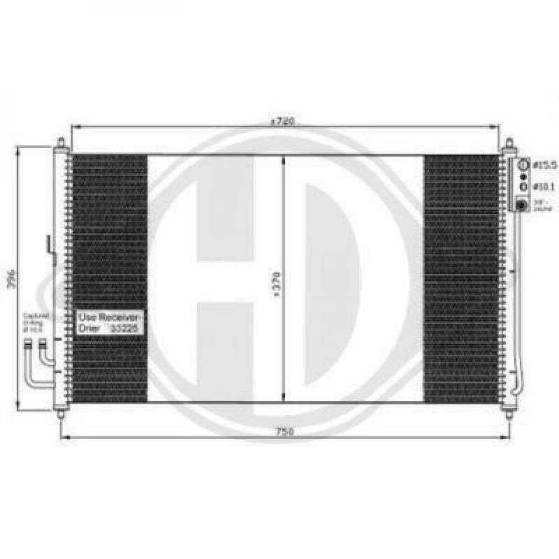 DIEDERICHS Condenser, air conditioning DIEDERICHS Climate