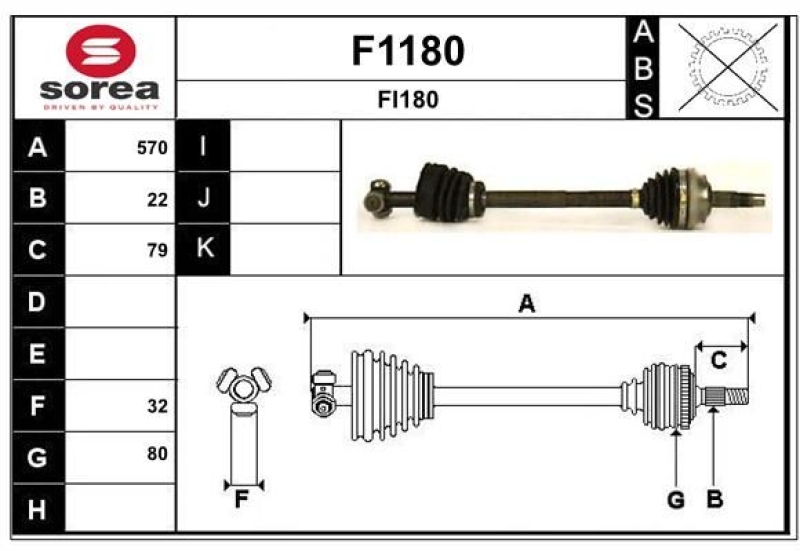 SNRA Drive Shaft