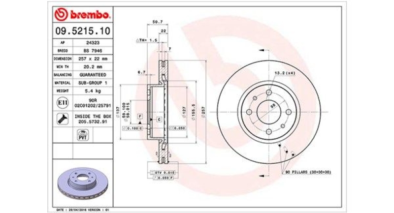 2x MAGNETI MARELLI Brake Disc