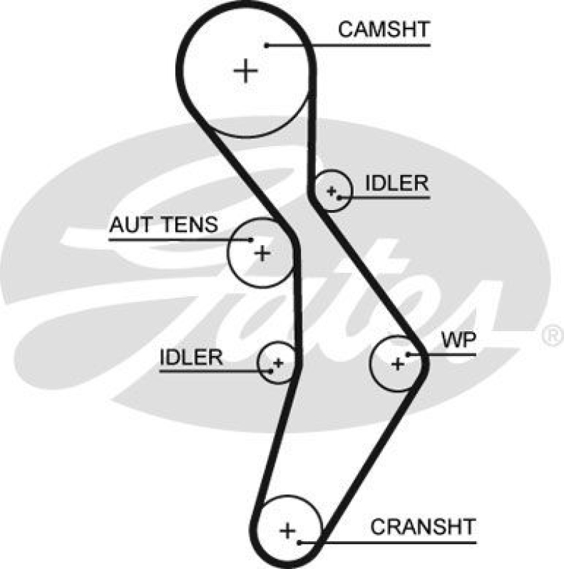 GATES Zahnriemen RPM™ Racing Timing Belt