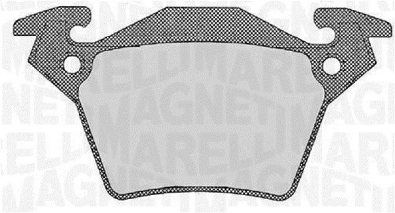 MAGNETI MARELLI Bremsbelagsatz, Scheibenbremse