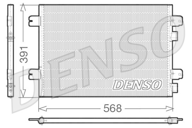 DENSO Condenser, air conditioning