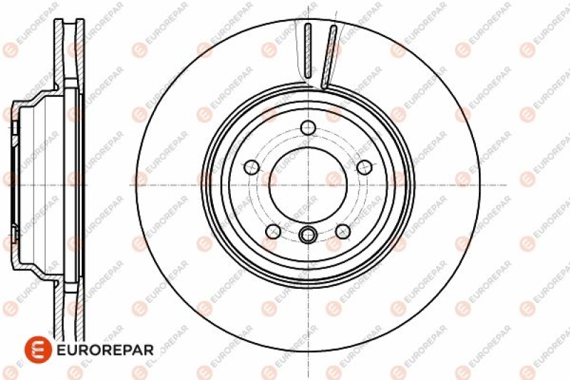 2x EUROREPAR Bremsscheibe