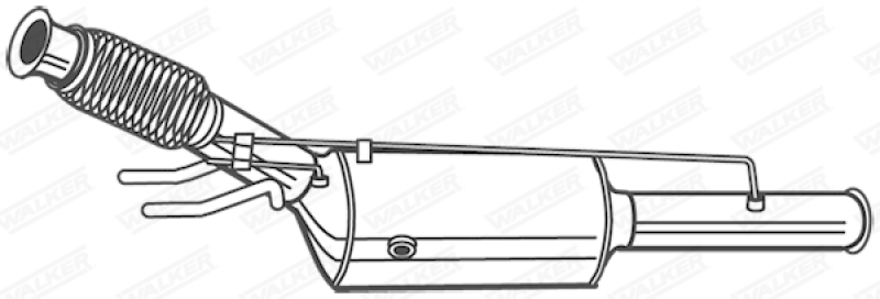 WALKER Ruß-/Partikelfilter, Abgasanlage EVO C