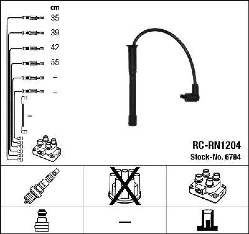 NGK Ignition Cable Kit