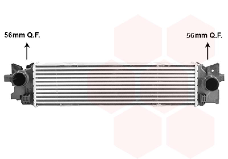 VAN WEZEL Ladeluftkühler