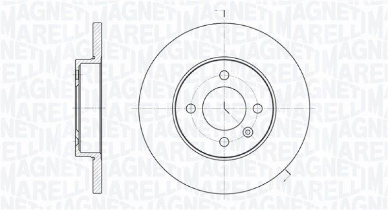 MAGNETI MARELLI Bremsscheibe