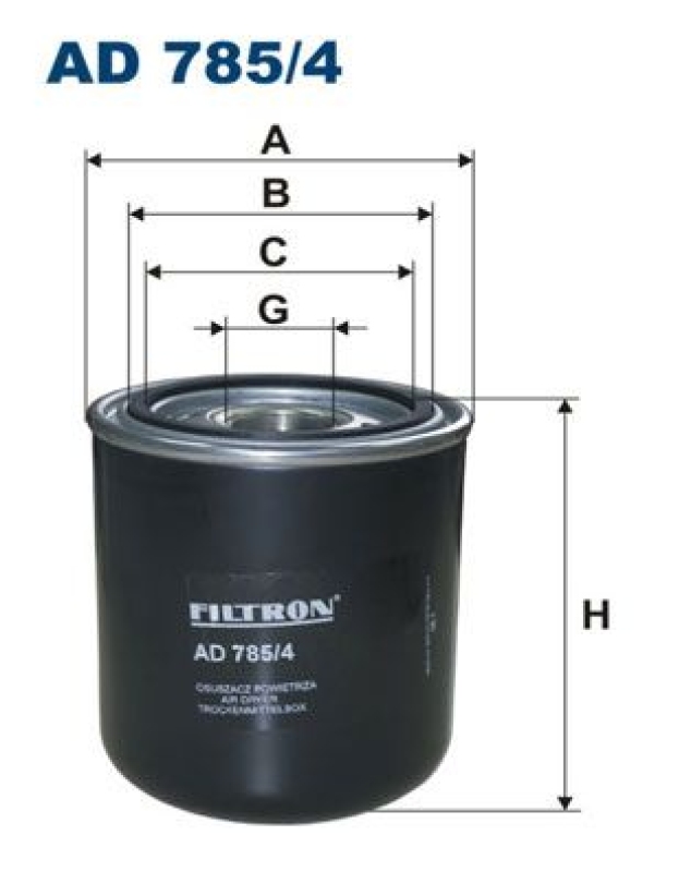 FILTRON Lufttrocknerpatrone, Druckluftanlage