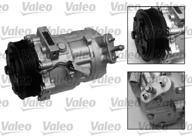 VALEO Compressor, air conditioning REMANUFACTURED