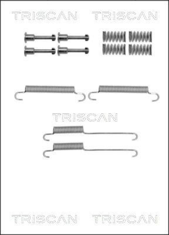 TRISCAN Accessory Kit, parking brake shoes