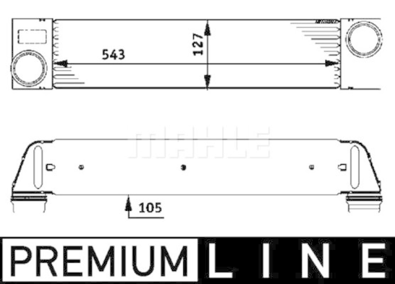 MAHLE Charge Air Cooler BEHR *** PREMIUM LINE ***