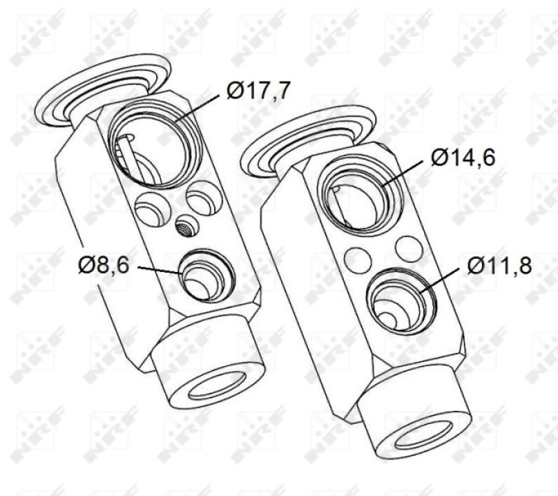 NRF Expansion Valve, air conditioning