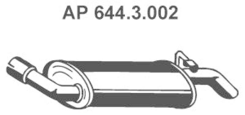 EBERSPÄCHER Rear Muffler