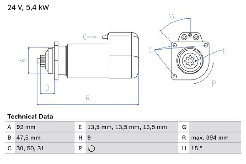 BOSCH Starter