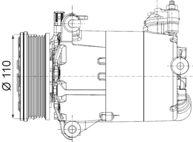 MAHLE Kompressor, Klimaanlage BEHR *** PREMIUM LINE ***