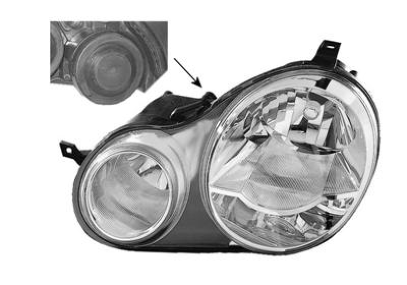 VAN WEZEL Headlight