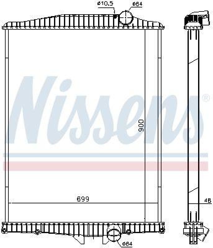 NISSENS Kühler, Motorkühlung