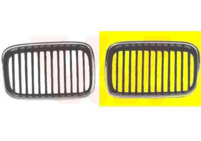 VAN WEZEL Radiator Grille ** Equipart **