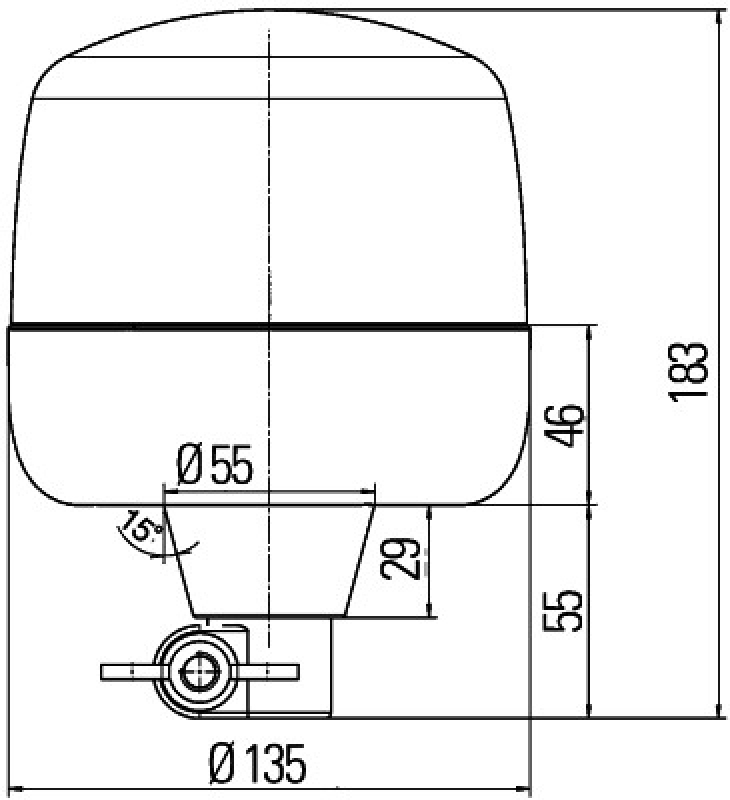 HELLA Rundumkennleuchte Rota LED